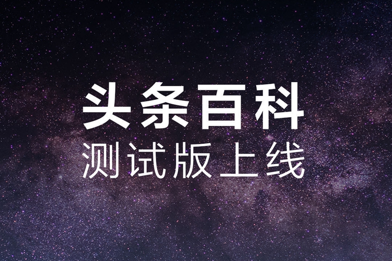 头条百科测试版宣布上线，前身是互动百科