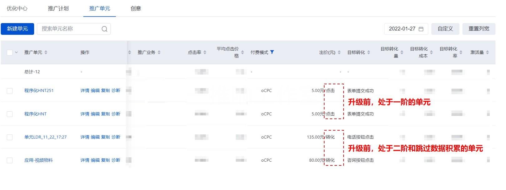 信息流oCPC付费模式全部升级为直接设定“目标转化出价